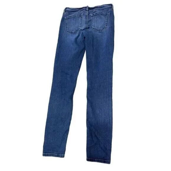 the loft super skinny blue jeans size 26 - Picture 3 of 4